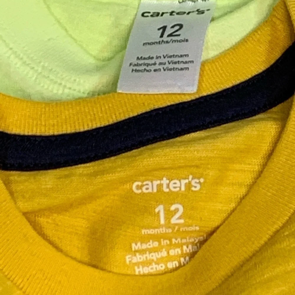 NWT Carter’s Short Sleeve Tee Bundle 12 months